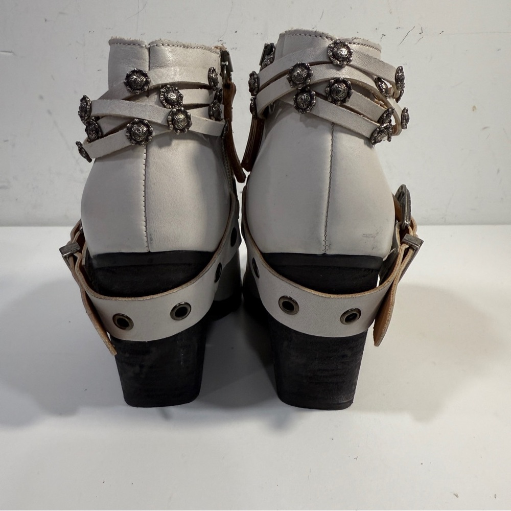 Dingo Born To Run Pointed Toe Zippered Cowboy Booties Womens Size 7.5 B - Picture 9 of 14